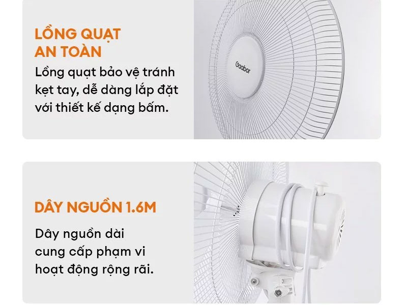 Quạt đứng Gaabor FM430M-WH05A