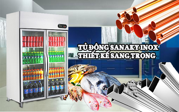 Tủ đông inox Sanaky VH-1099K