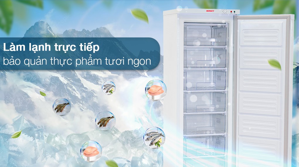 Tủ đông Sanaky 213 lít TD.VH230VD 