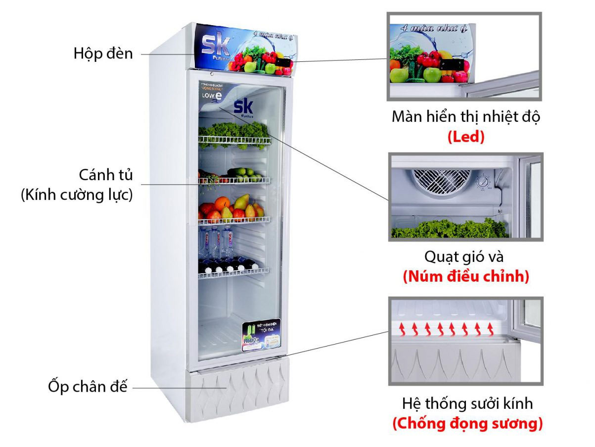 Tủ mát Sumikura Inverter SKSC-300I/FC - 300 lít