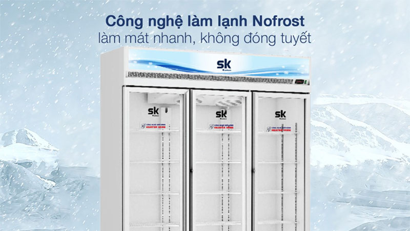 Tủ mát Sumikura SKSC-1350HW3 (3 cánh, 1.350 lít)