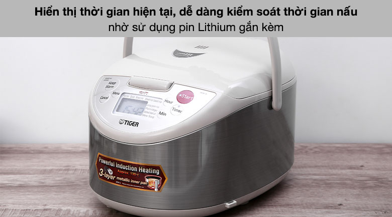 Nồi cơm điện tử cao tần Tiger JKW-A18W 1.8 lít