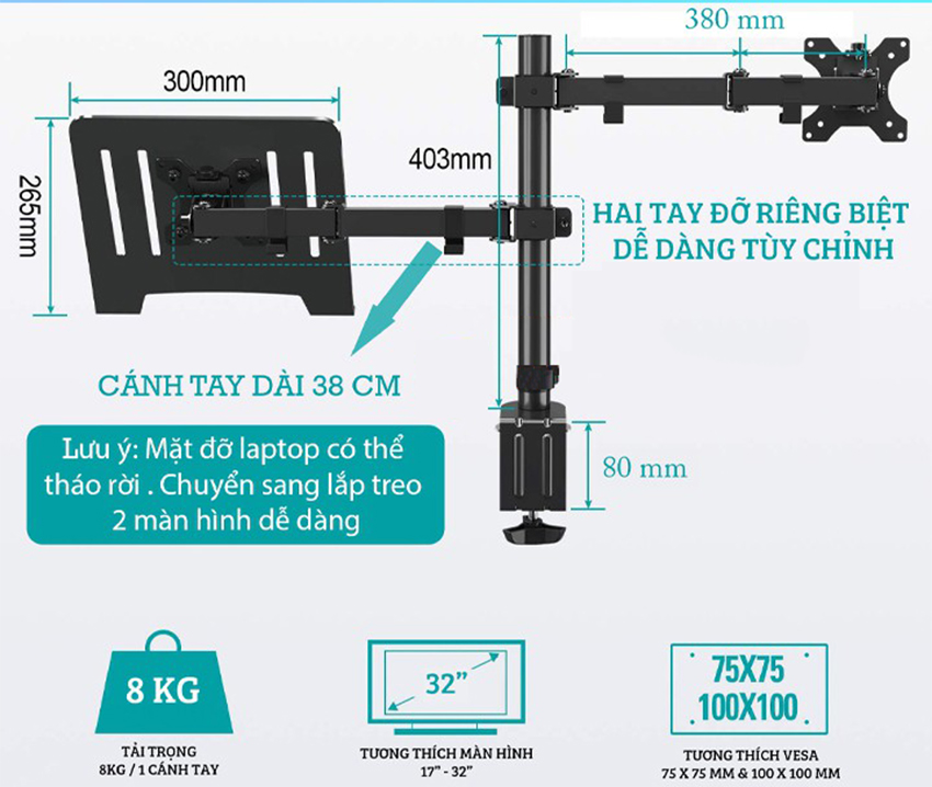 Giá treo ERGOTEK EZ4