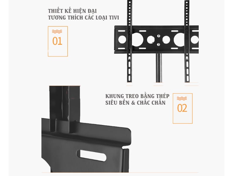 Giá treo tivi 3 chân đứng E1200 xoay 360 độ (32 - 55 inch)