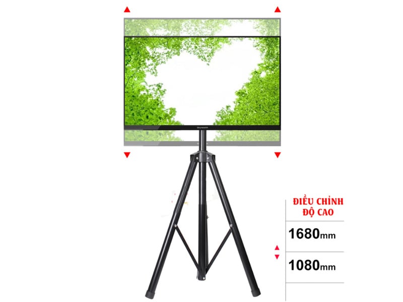 Giá treo tivi 3 chân đứng E1200 xoay 360 độ (32 - 55 inch)