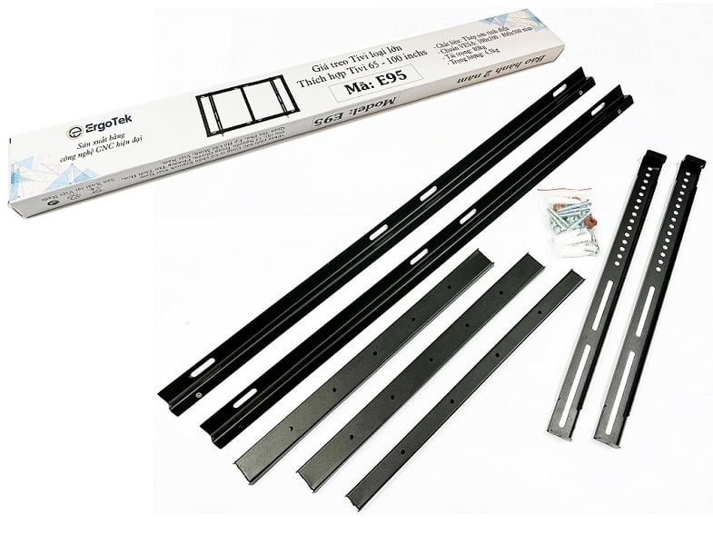 Giá treo tivi sát tường cỡ đại E95 (65 INCH -100 INCH)