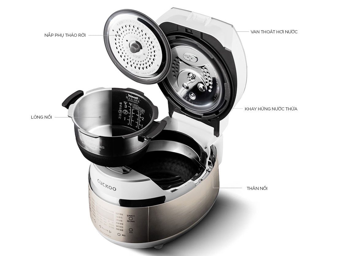 Nồi cơm điện tử áp suất Cuckoo 0.5 lít CRP-EHS0309F