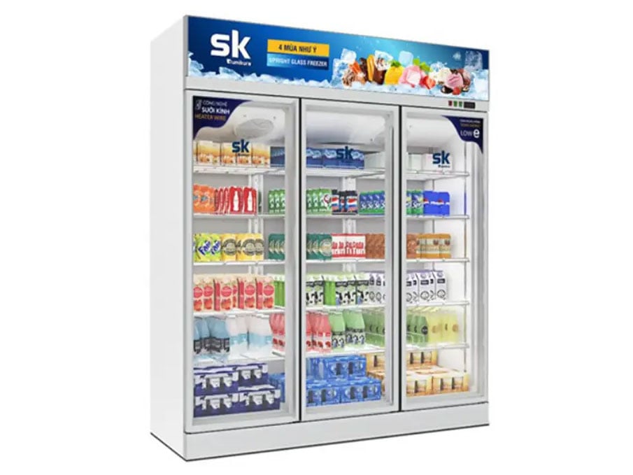 Tủ đông đứng mặt kính Sumikura SKSC-180HZ3 1.800 lít