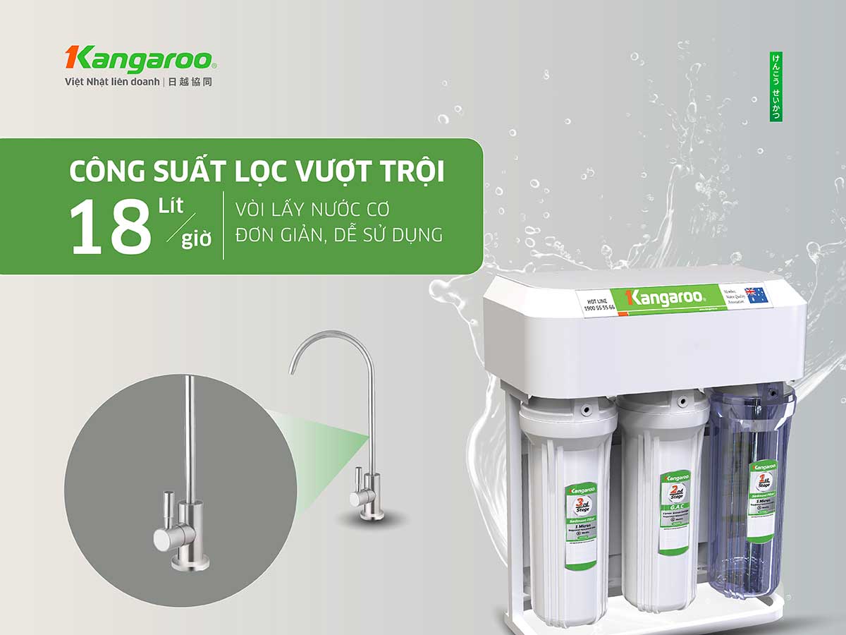 Máy lọc nước Kangaroo Hydrogen KGHP10K2