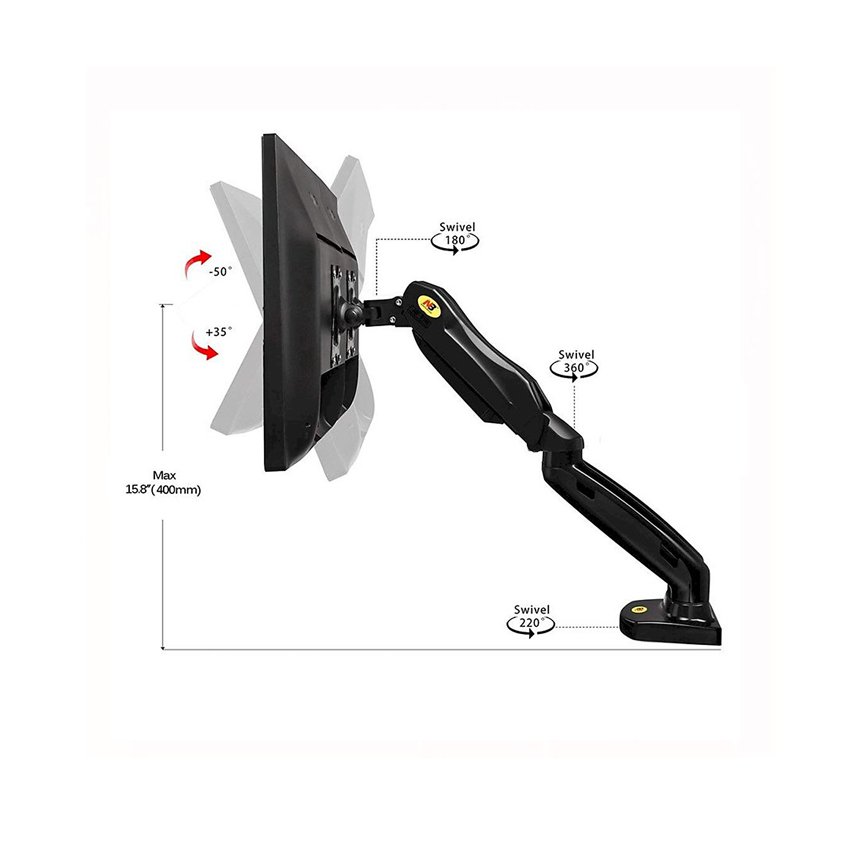 GIÁ TREO 2 MÀN HÌNH NORTH BAYOU F160 17" - 27" 