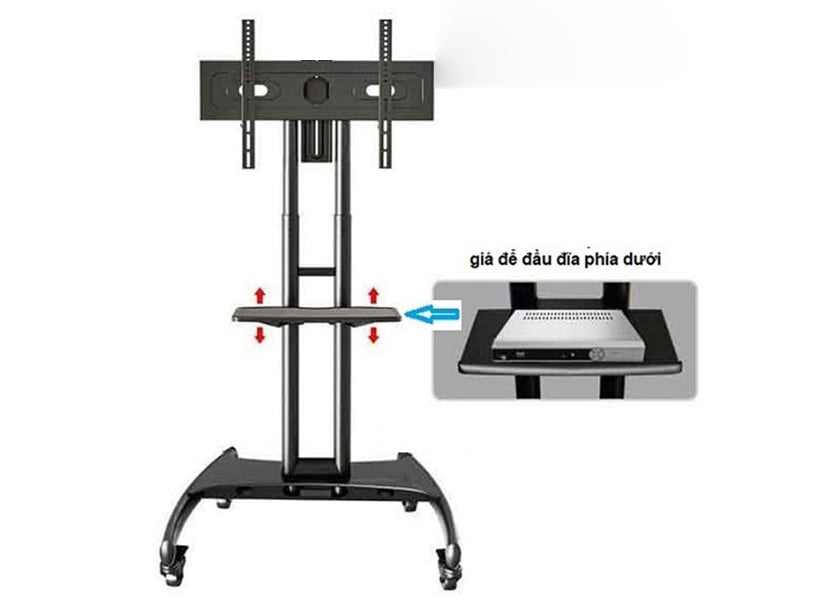 Giá treo TV di động North Bayou AVA1500 32 - 75 inch