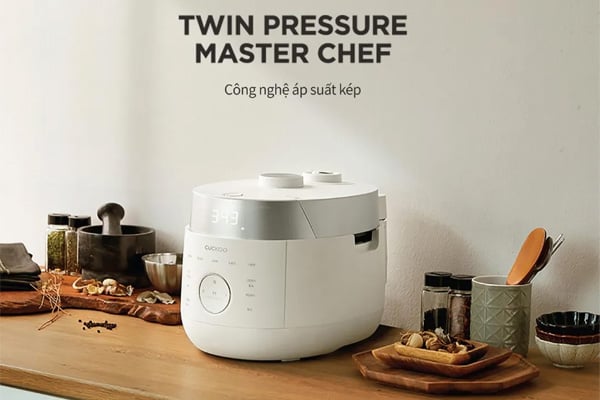 Nồi cơm điện cao tần áp suất kép Cuckoo CRP-LHTR1010FW 1.8 lít