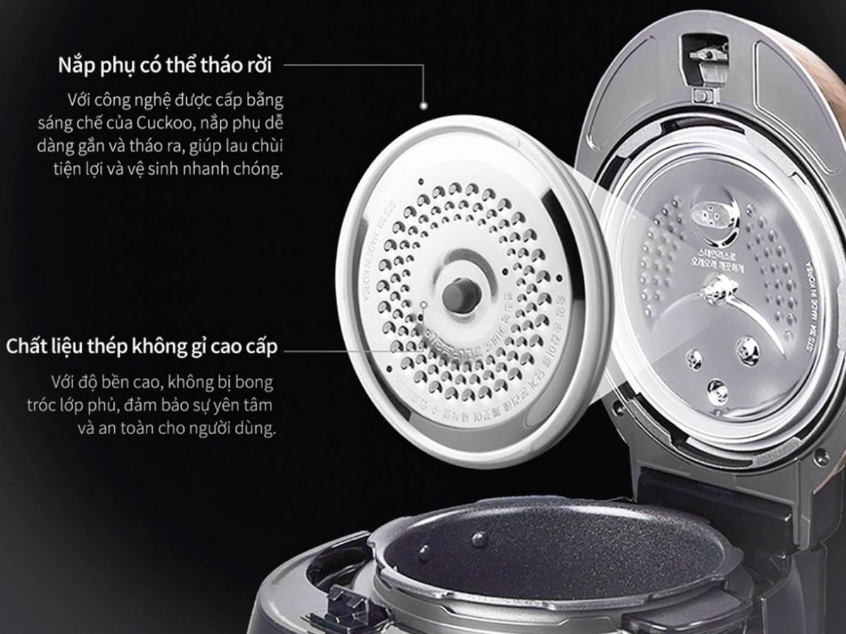 Nồi cơm điện tử áp suất Cuckoo 1.8 lít CRP-R1000F