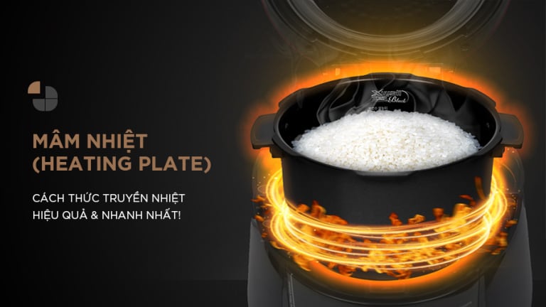 Nồi cơm điện tử áp suất Cuckoo CRP-PWV1008F/BKDSCRVNCV 1.8L