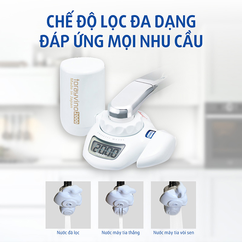 Thiết bị lọc nước tại vòi Torayvino MK206-2000B