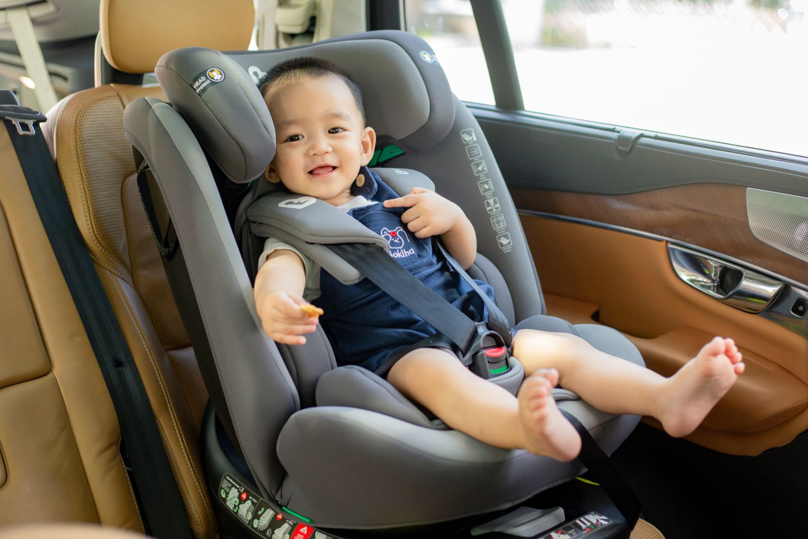 Ghế ngồi ô tô trẻ em BABYRO I-SPINSAFE PRO 0 - 12 tuổi