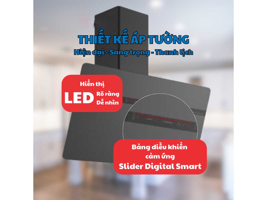 Máy hút mùi vát GrandX GX H90S86G