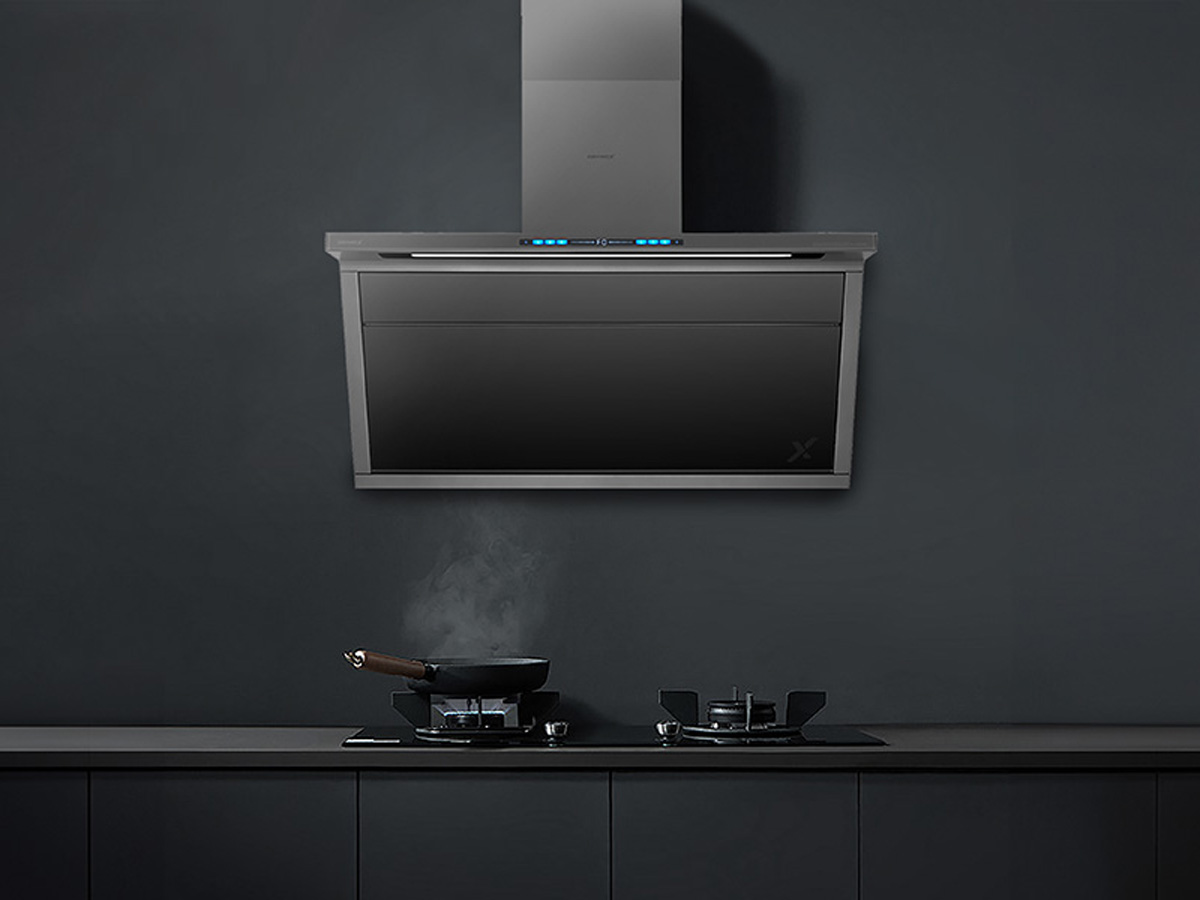 Máy hút mùi vát tự động mở cửa GrandX GX H70T88G