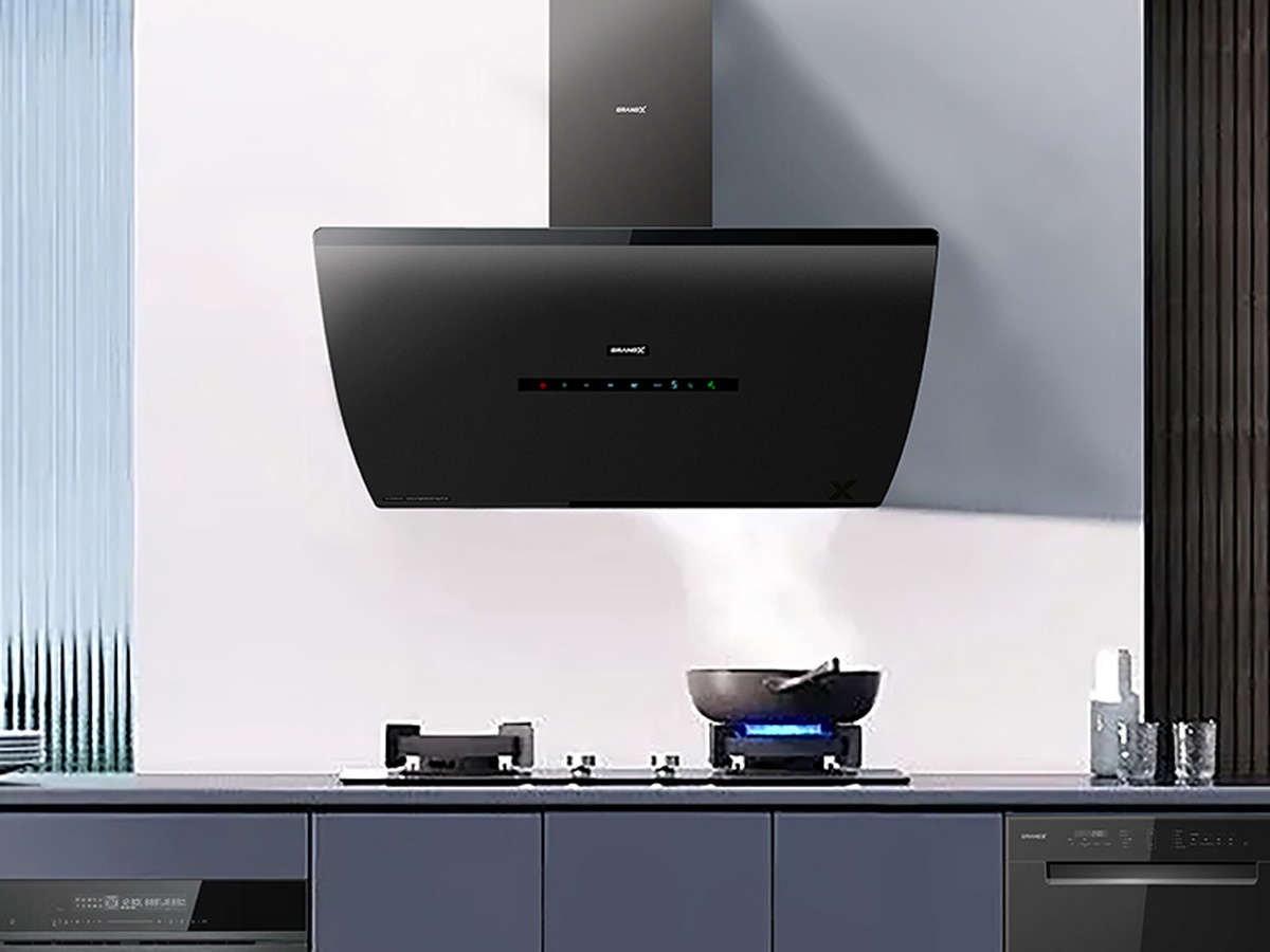 Máy hút mùi vát tự động mở cửa GrandX GX H90F87B