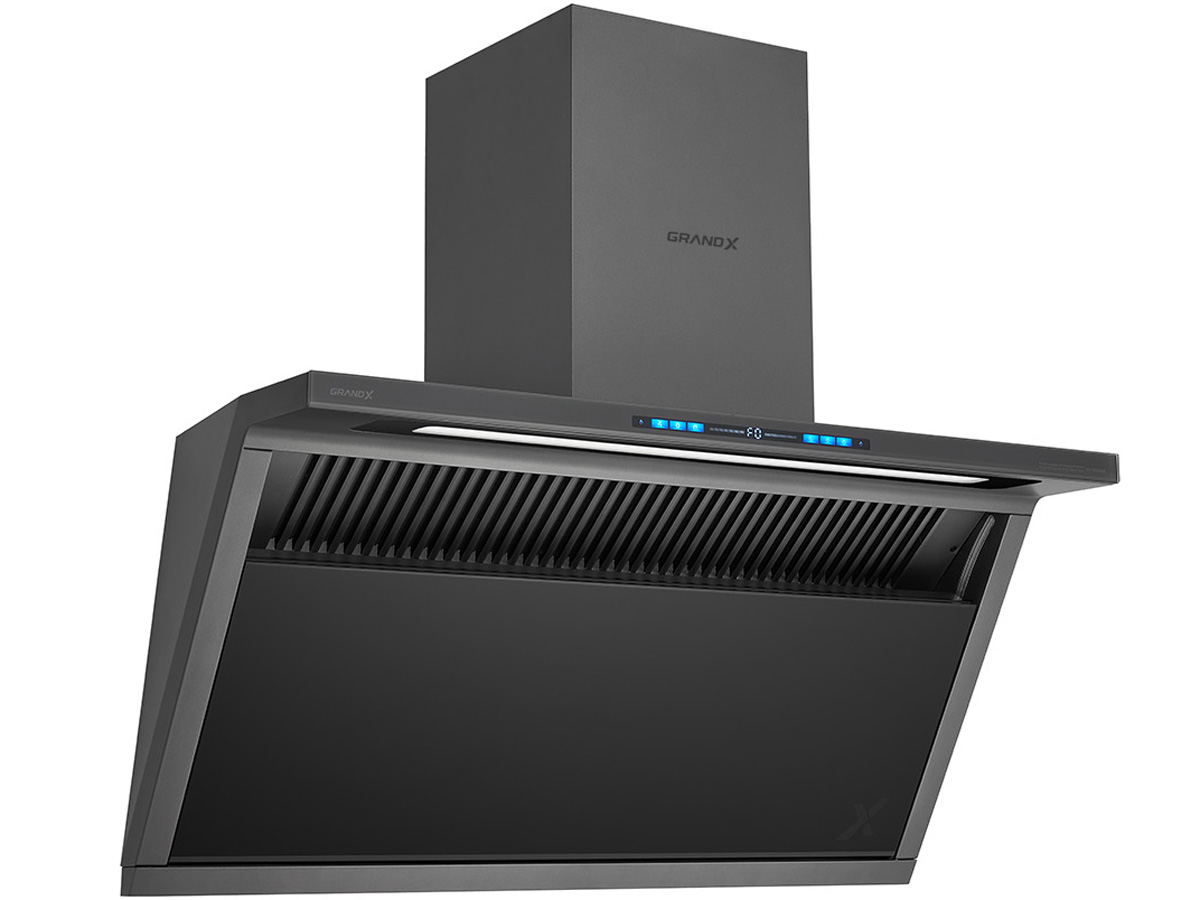 Máy hút mùi vát tự động mở cửa GrandX GX H90T88G