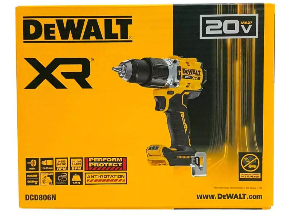 Máy khoan động lực dùng pin 20V Dewalt DCD806N-B1