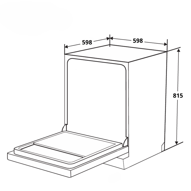 Máy rửa bát GrandX SMI8GX82 Series 8