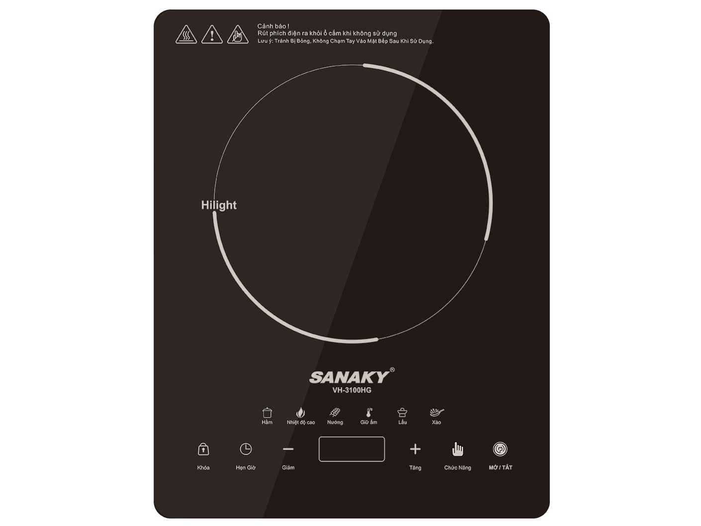 Bếp hồng ngoại đơn Sanaky VH-6100HG