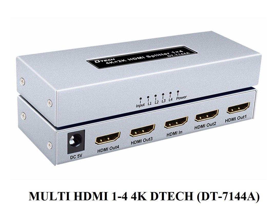 BỘ CHIA HDMI 1 RA 4 DTECH DT-7144A