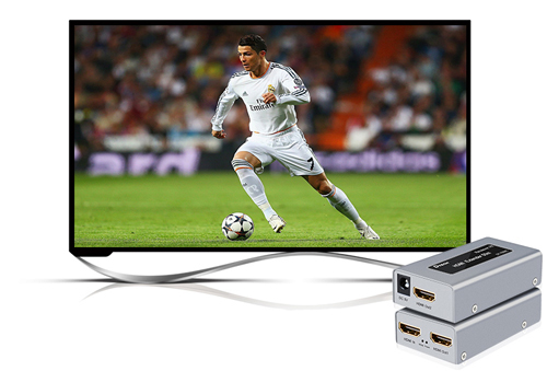 Bộ nối dài HDMI 50M qua cáp mạng Dtech DT-7009C
