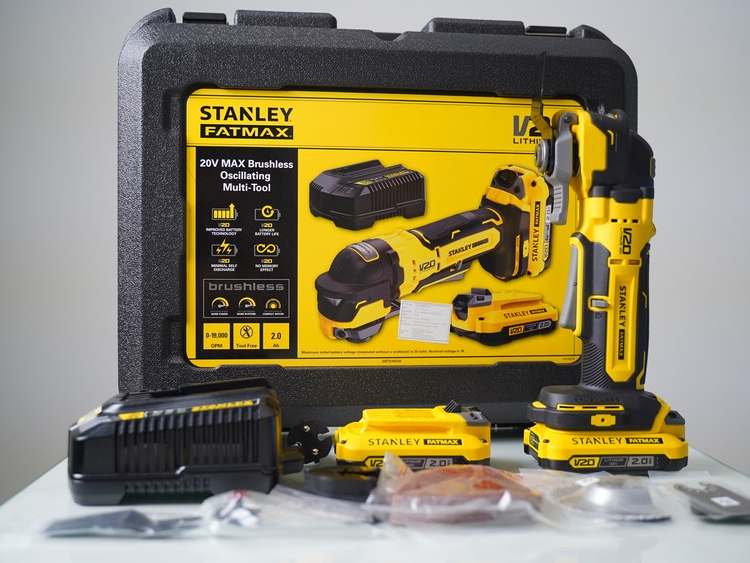 Máy cắt rung cầm tay dùng pin 20V Max Stanley SBT510D2K-KR