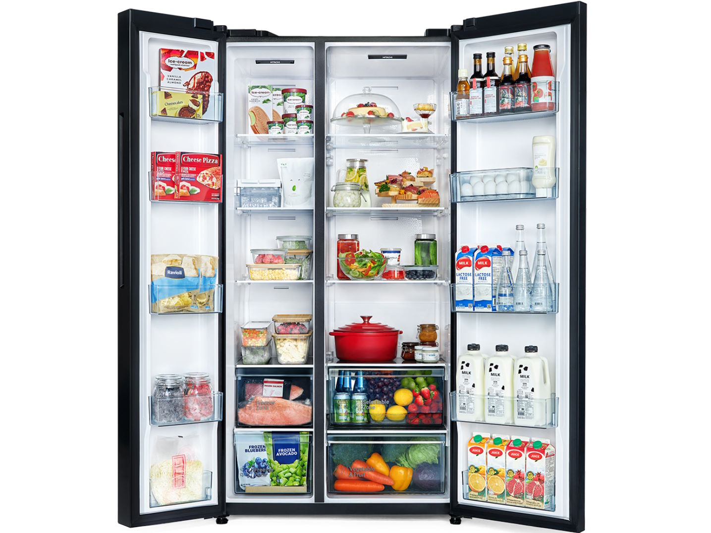 Tủ lạnh Hitachi Inverter 656 lít HRSN9713ESMGWVN