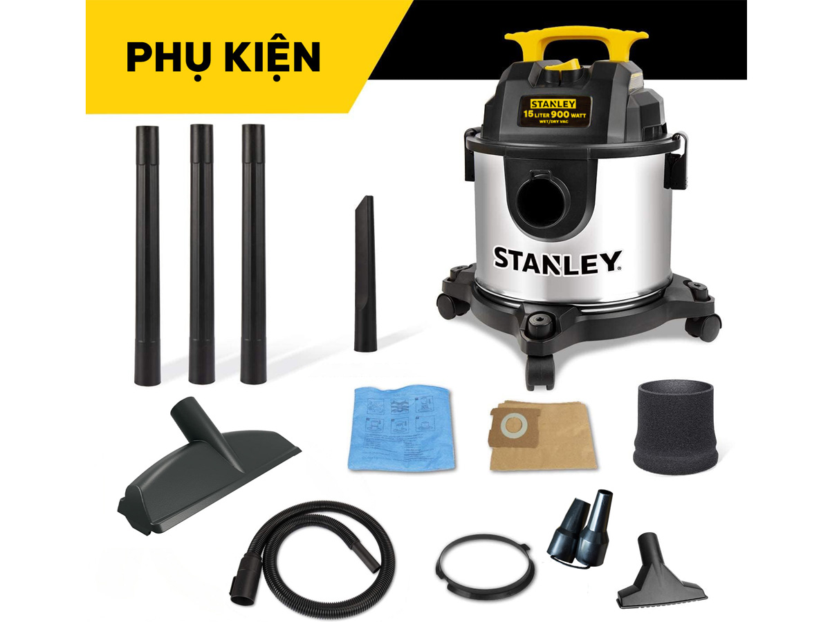 Máy hút bụi gia dụng 3 chức năng Stanley SL19301-4BA 15 Lít