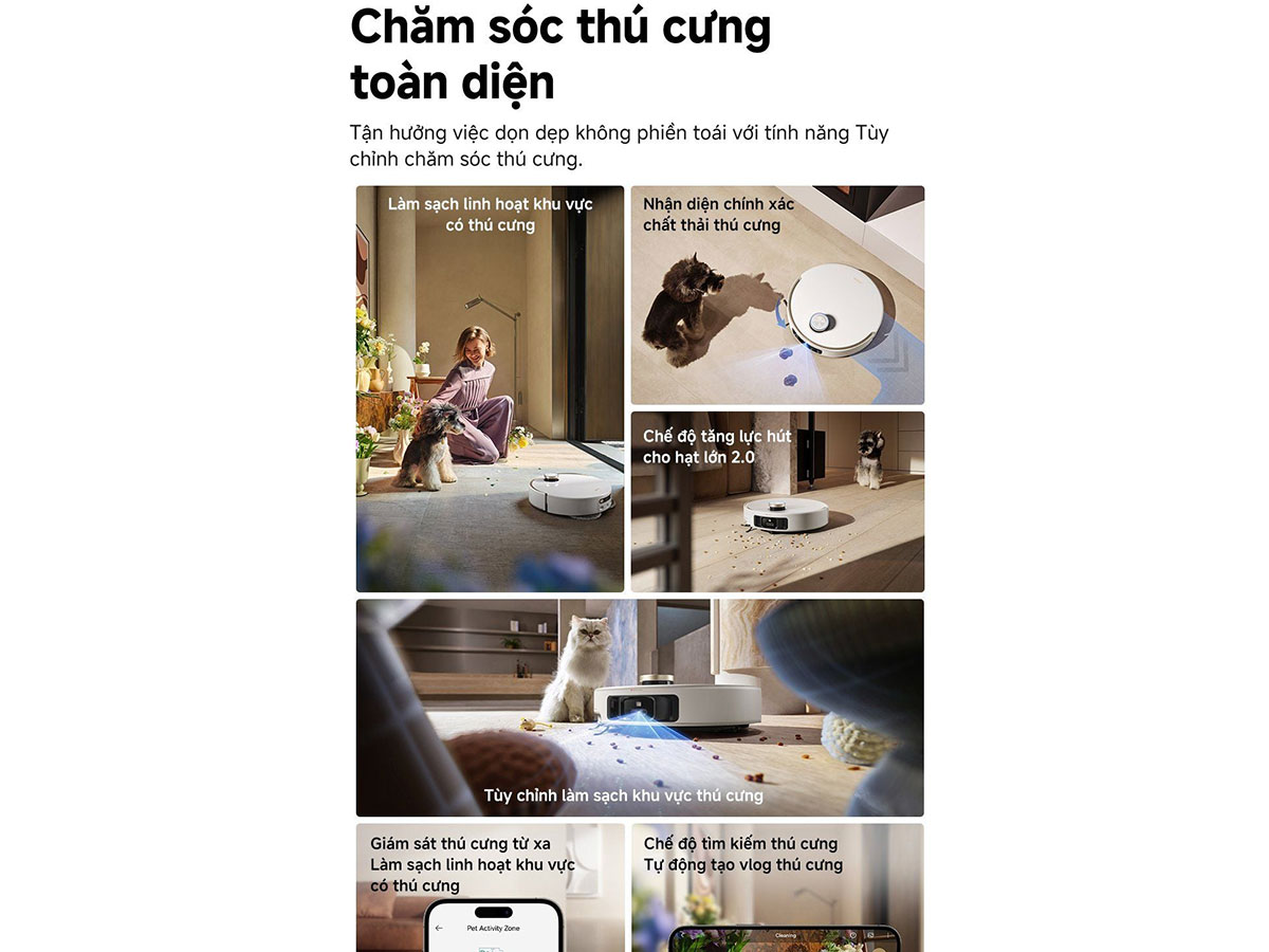 Robot hút bụi lau sàn chuyên dụng Mova V50 Ultra