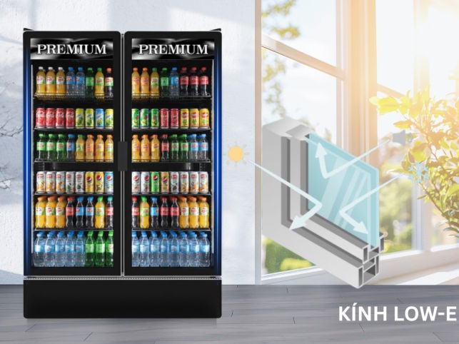 Tủ mát 2 cánh Inverter Sanden Premium SPB-1000P 842 lít