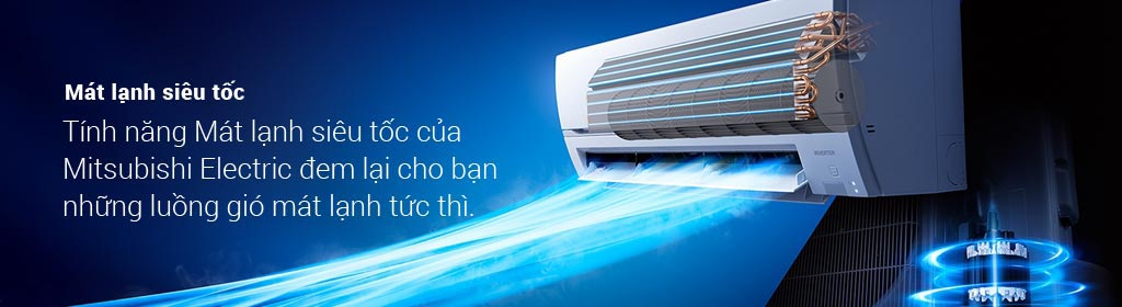 Máy lạnh Mitsubishi Electric MSY-GR25VF Inverter 1.0HP