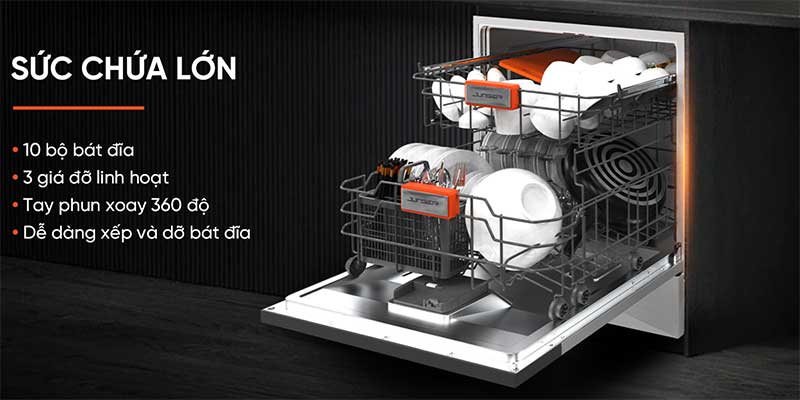 Máy rửa bát Junger DWJ-100
