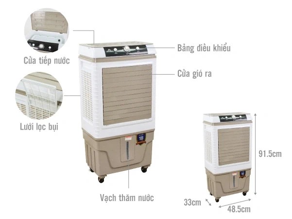 Quạt làm mát không khí Hòa Phát HPCF1-021