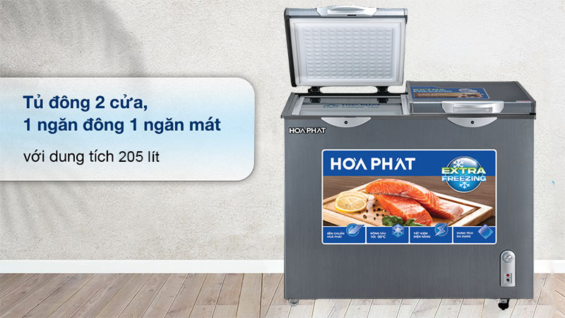 Tủ Đông Hòa Phát 205 lít HPF BD6205G