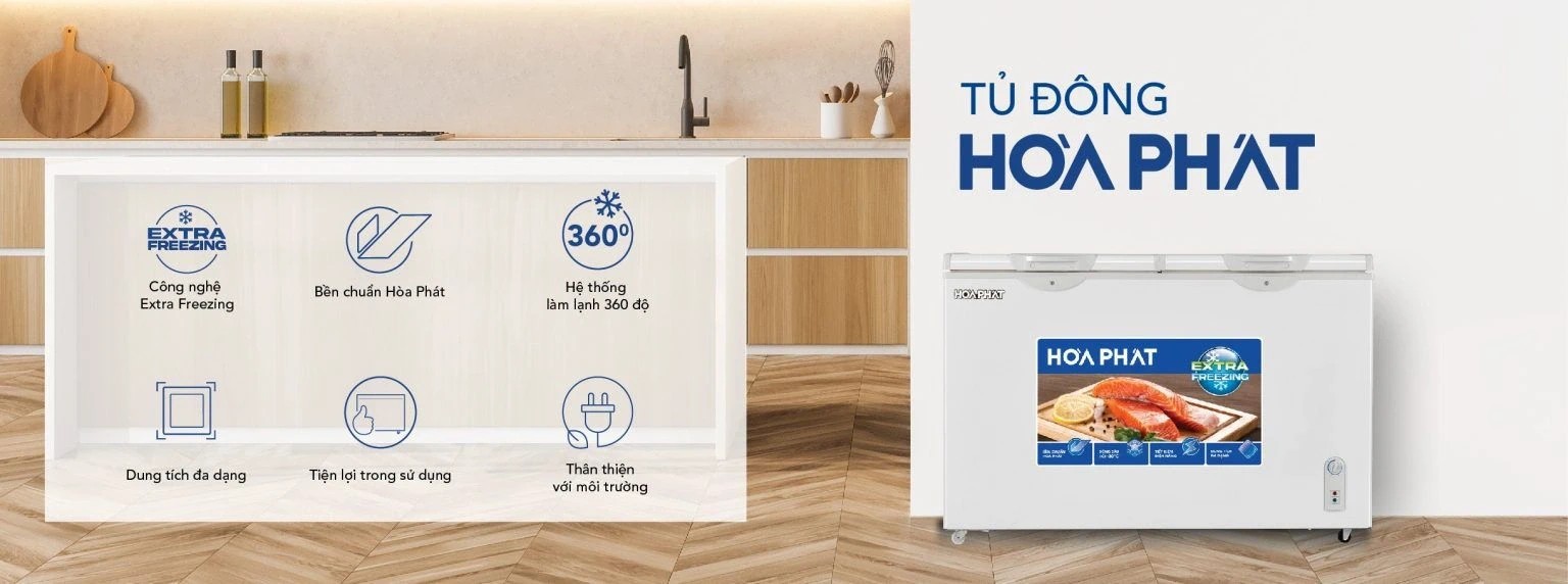Tủ đông mát Hòa Phát 240L HPF BD6240
