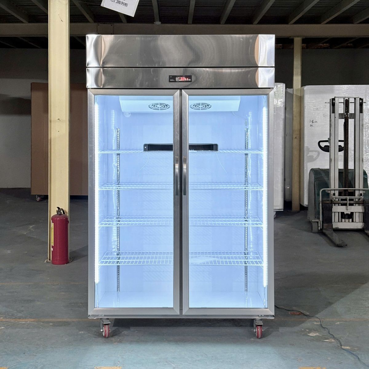 Tủ Mát 2 Cánh Lightcool Inox  LS-1200F 1100L