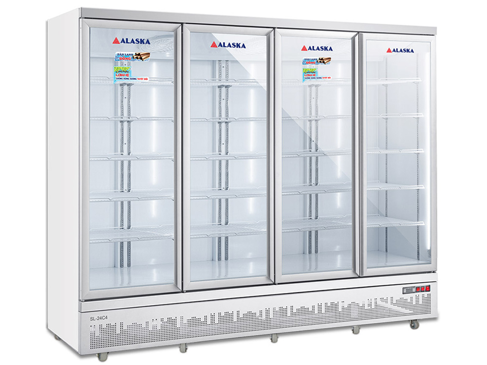 Tủ mát 4 cánh Alaska 2300 lít SL-24C4