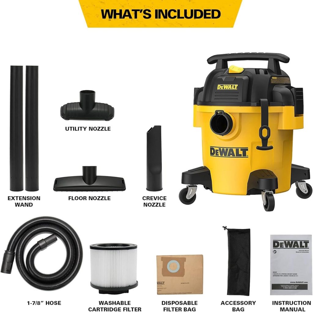 Máy hút bụi 3 chức năng 20L Dewalt DXV20P 20 lít