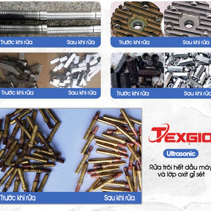 Máy Rửa Chén Bát Công Nghiệp Siêu Âm Texgio TGU-1500XS