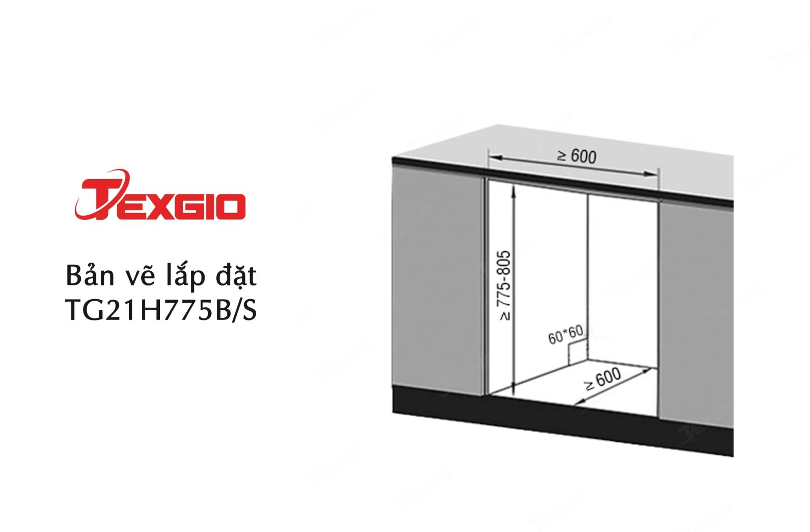 Máy rửa chén Texgio TG21H775S