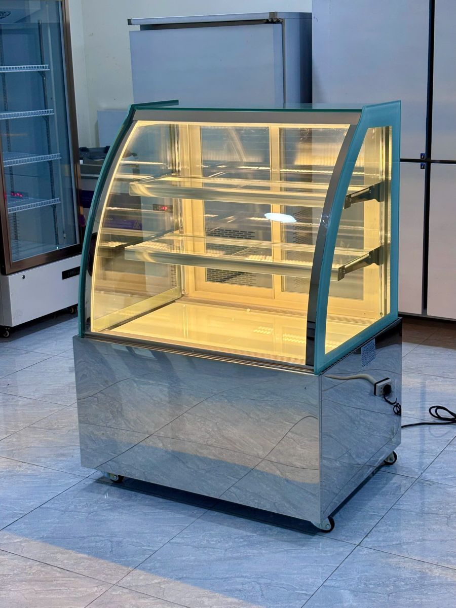 Tủ bánh kem kính cong 90cm Lightcool DG-900Y 288L
