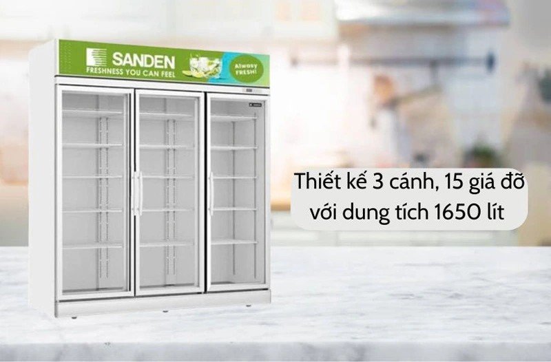 Tủ mát Sanden Intercool SPM-1800C 