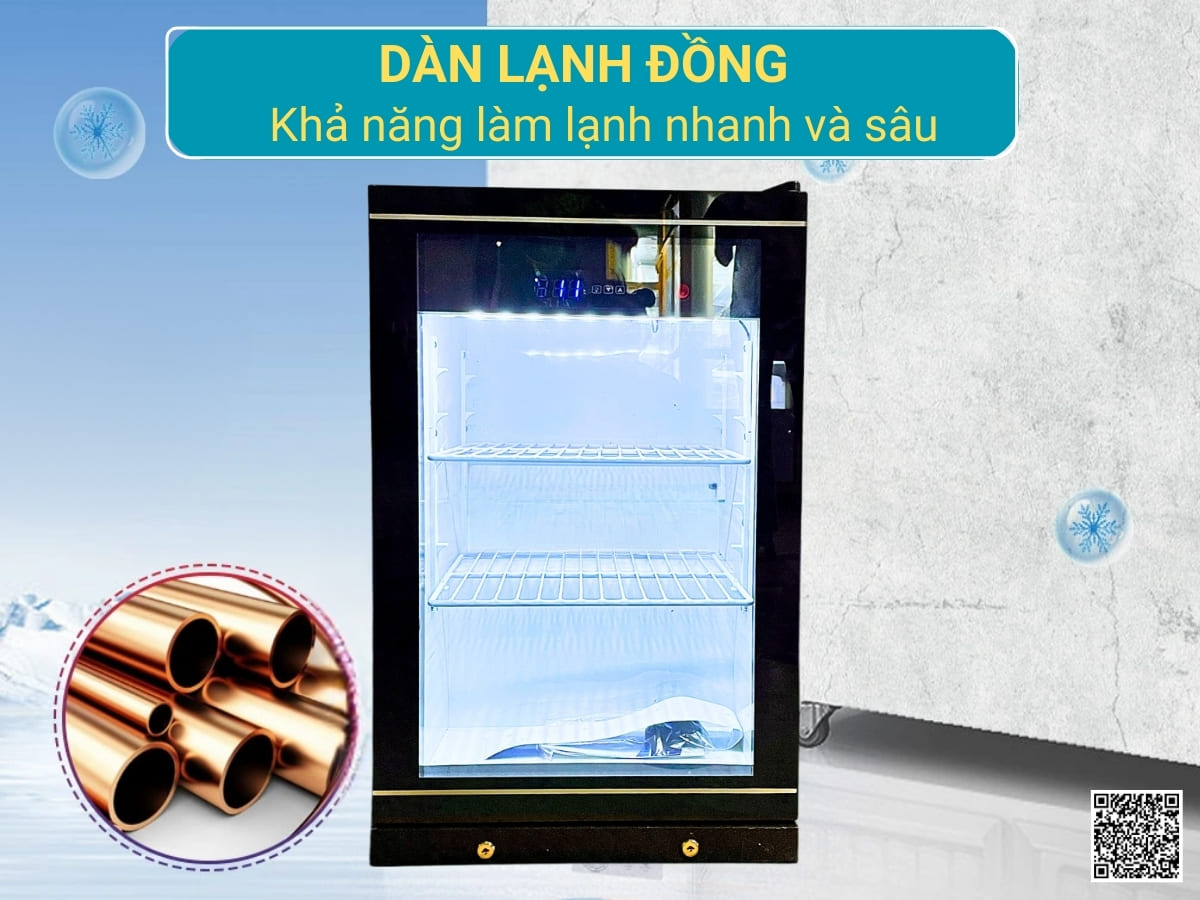 Tủ mát mini 1 cánh kính Lightcool LC-90