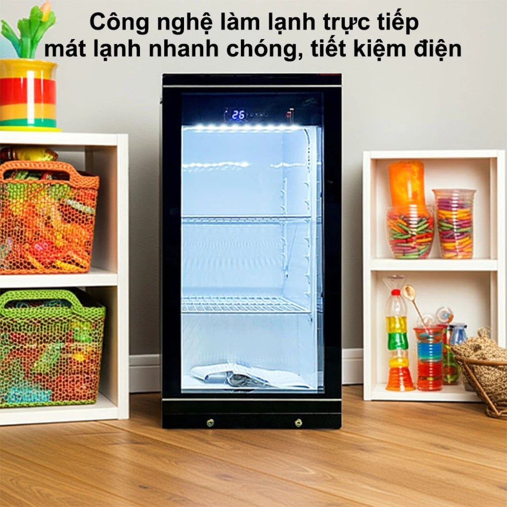 Tủ mát mini 1 cửa kính Lightcool LC-138 118L