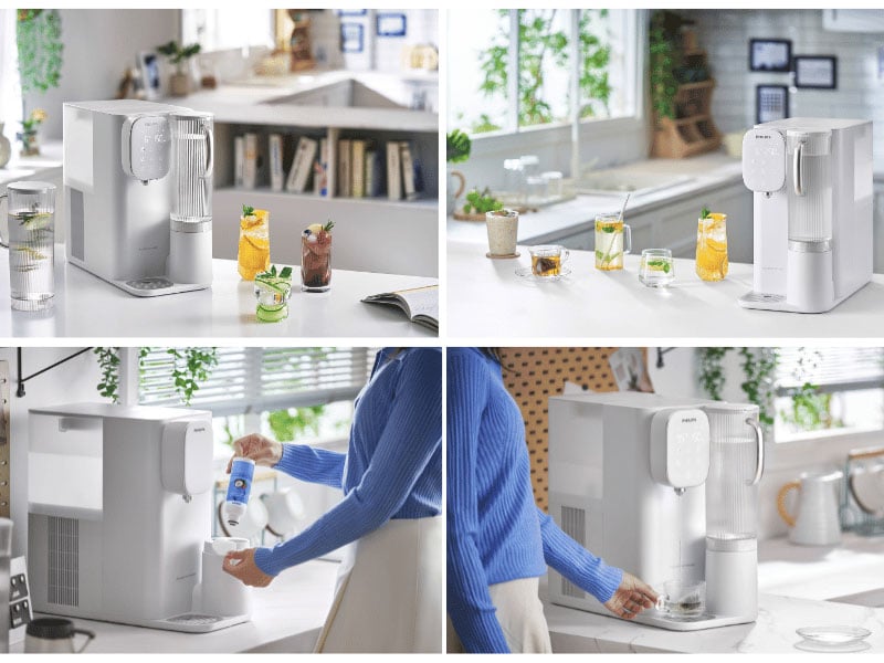 Máy lọc nước để bàn RO nóng lạnh nguội Philips ADD6912WH/74