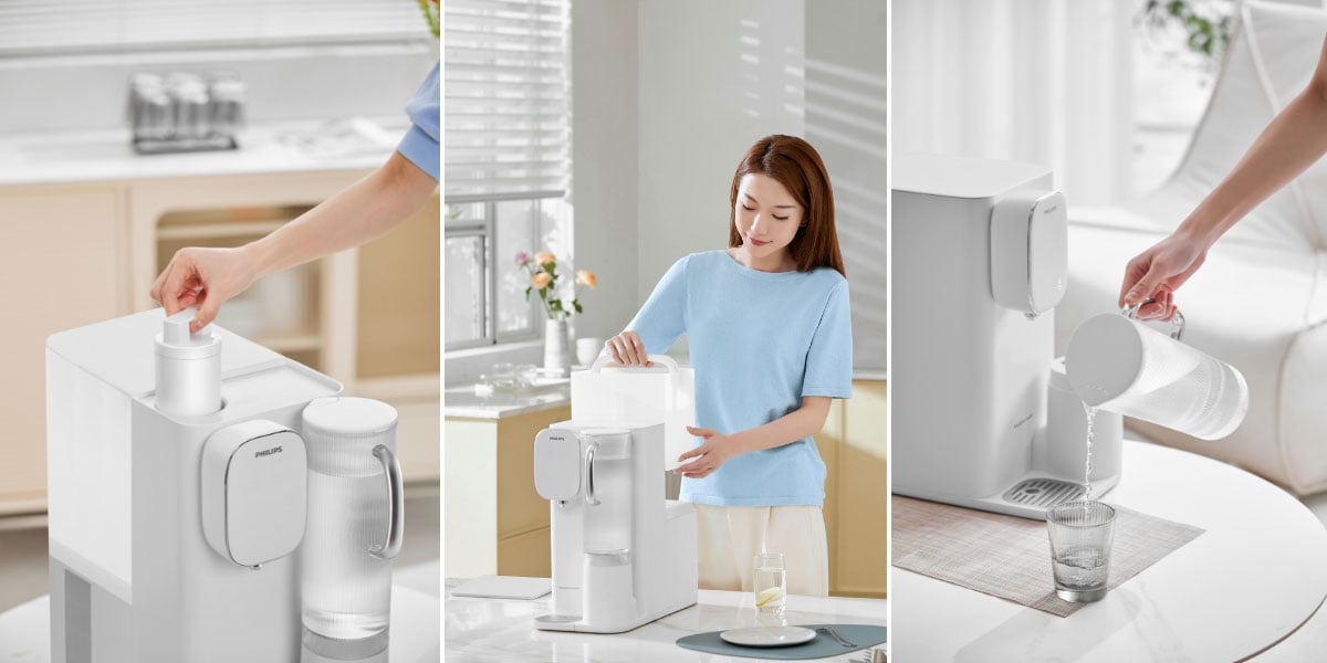 Máy lọc nước để bàn RO nóng lạnh nguội Philips ADD6912WH/74